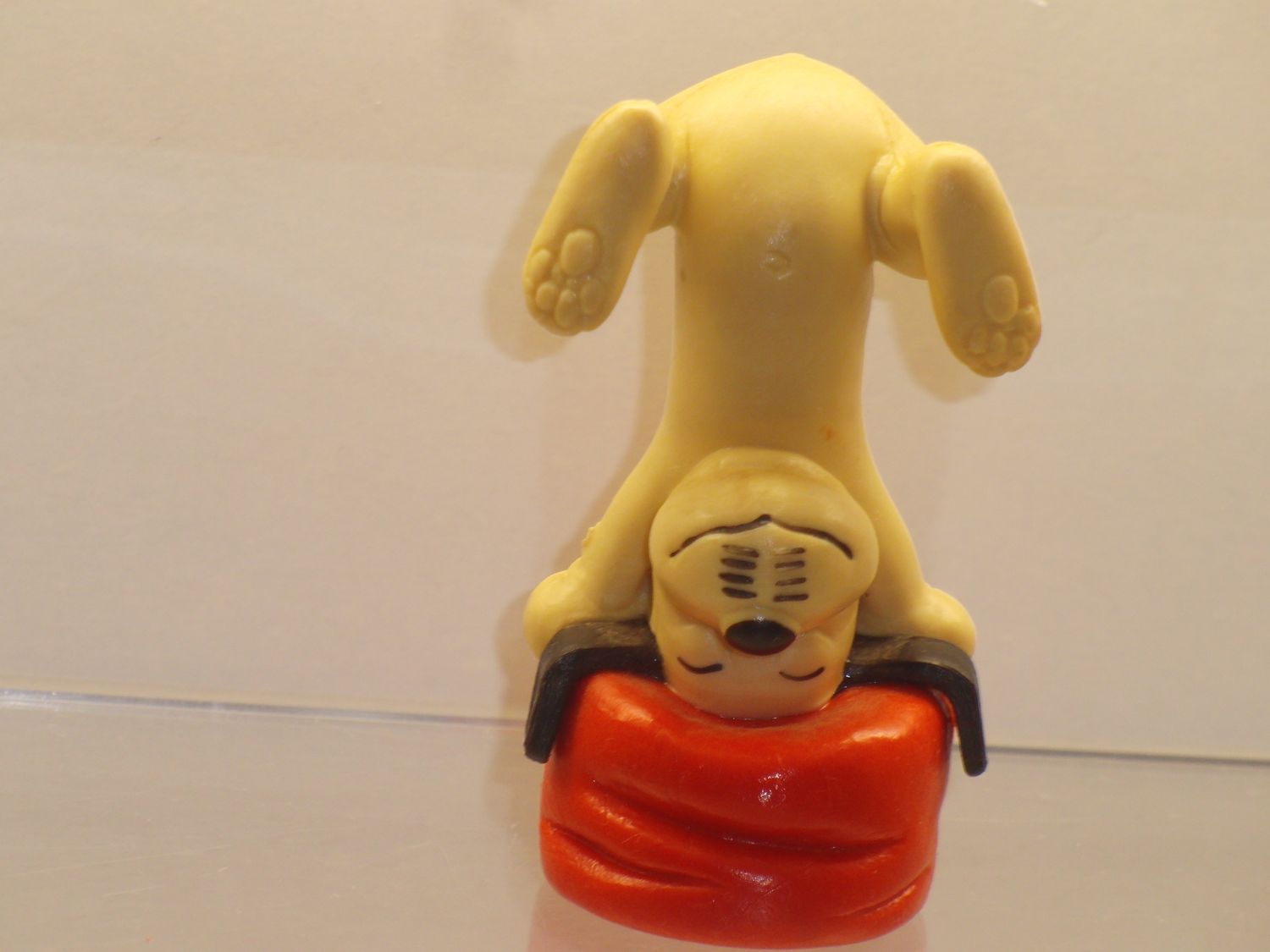 Werbefiguren: Loriot's Wum und Wendelin: Schleich 80er Jahre: Wum im Kopfstand Werbefiguren: Loriot's Wum und Wendelin: Schleich 80er Jahre: Wum im Kopfstand