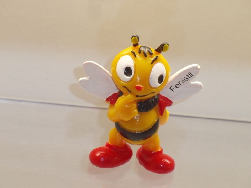 Bully's Bienen: Bully 80er Jahre: Biene EV - Werbefigur für Fenistil Bully's Bienen: Bully 80er Jahre: Biene EV - Werbefigur für Fenistil