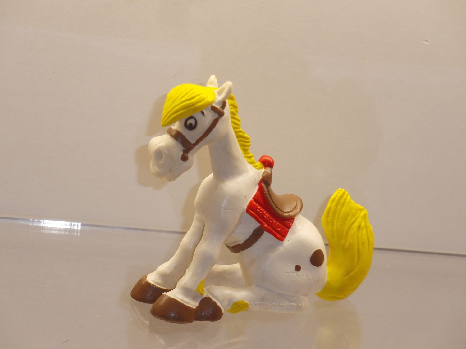 Lucky Luke: Schleich 1984: Jolly Jumper sitzend Lucky Luke: Schleich 1984: Jolly Jumper sitzend
