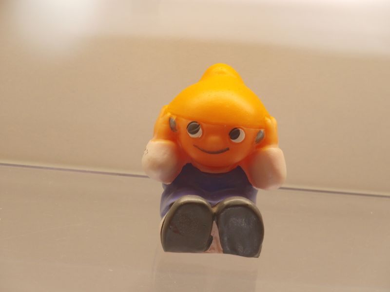 Werbefiguren: ZDF: Mainzelmännchen: John 1976: Mainzelmännchen Werbefiguren: ZDF: Mainzelmännchen: John 1976: Mainzelmännchen "Affen": Nix hören