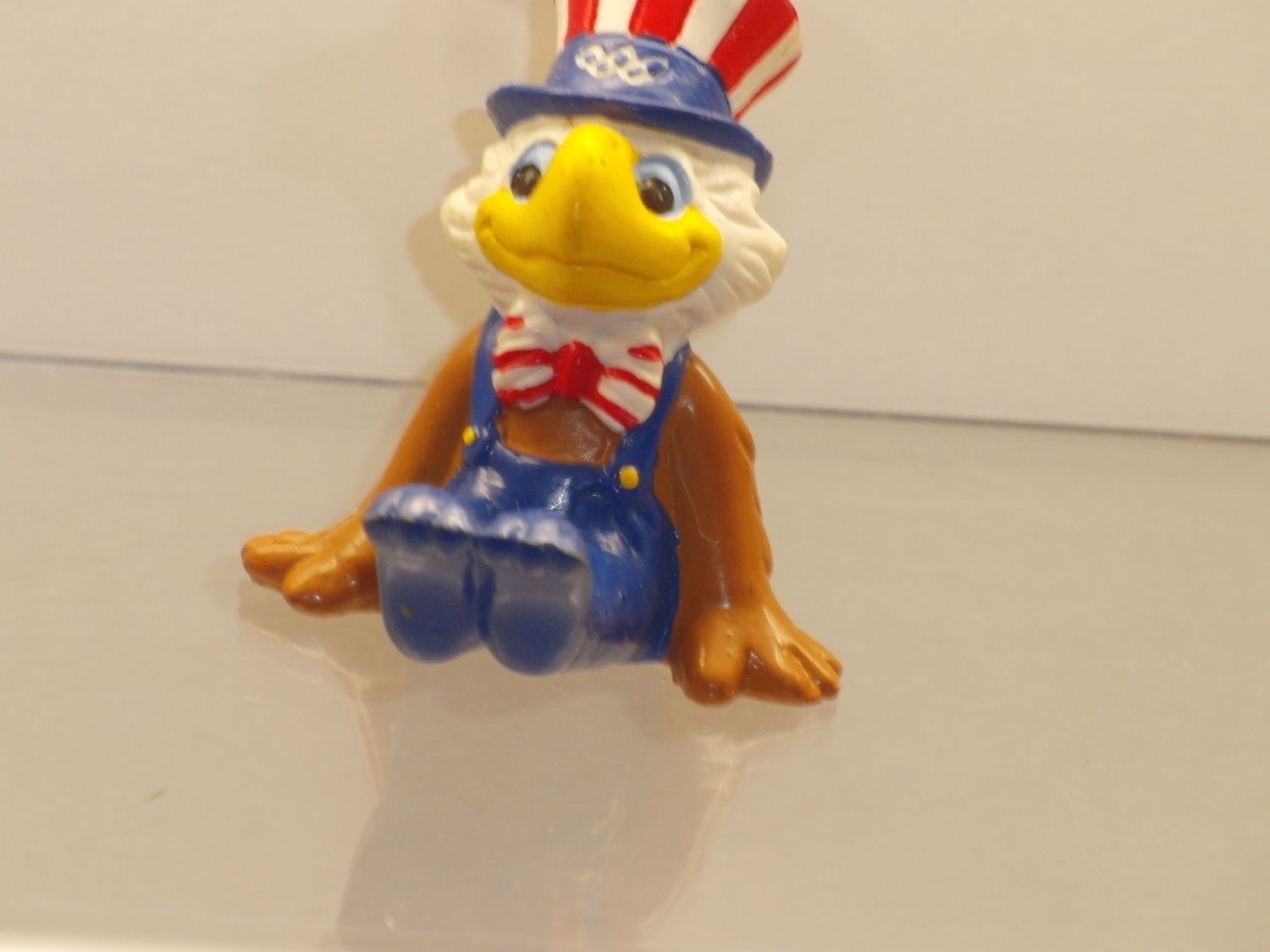 Werbefiguren: Olympische Spiele Los Angeles 1984: Maskottchen Sam als Turner