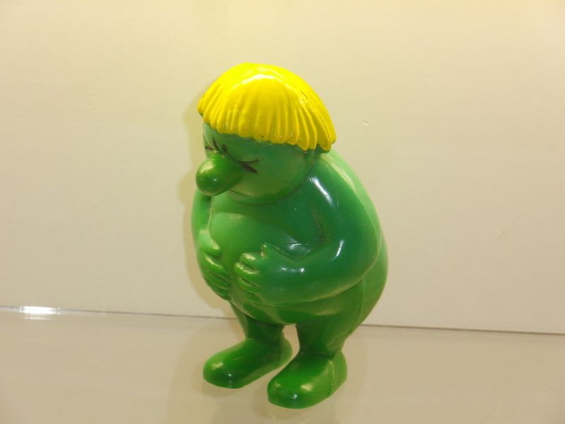 Werbefiguren: Lefax: Lefax-Männchen groß mit Bauchschmerzen (neue Form) Werbefiguren: Lefax: Lefax-Männchen groß mit Bauchschmerzen (neue Form)