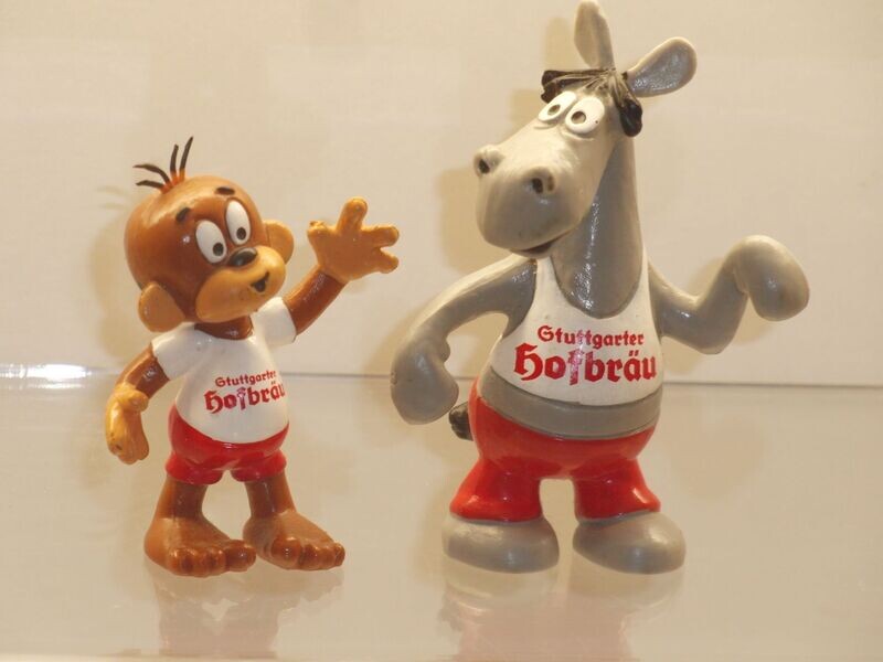 Äffle & Pferdle: Werbefiguren für Stuttgarter Hofbräu: Äffle & Pferdle Äffle & Pferdle: Werbefiguren für Stuttgarter Hofbräu: Äffle & Pferdle
