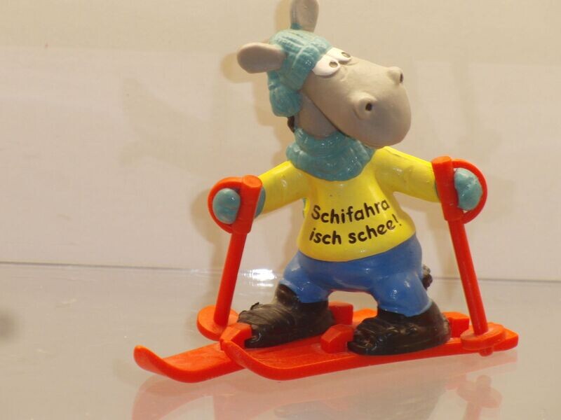 Äffle & Pferdle: Pferdle als Ski-Fahrer  Schifahra isch schee