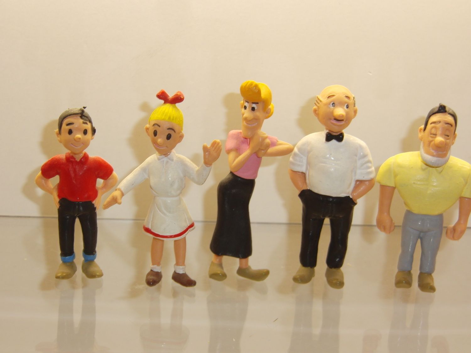 Suske und Wiske: MD-Toys 1995: kompletter Satz mit 5 Figuren Suske und Wiske: MD-Toys 1995: kompletter Satz mit 5 Figuren