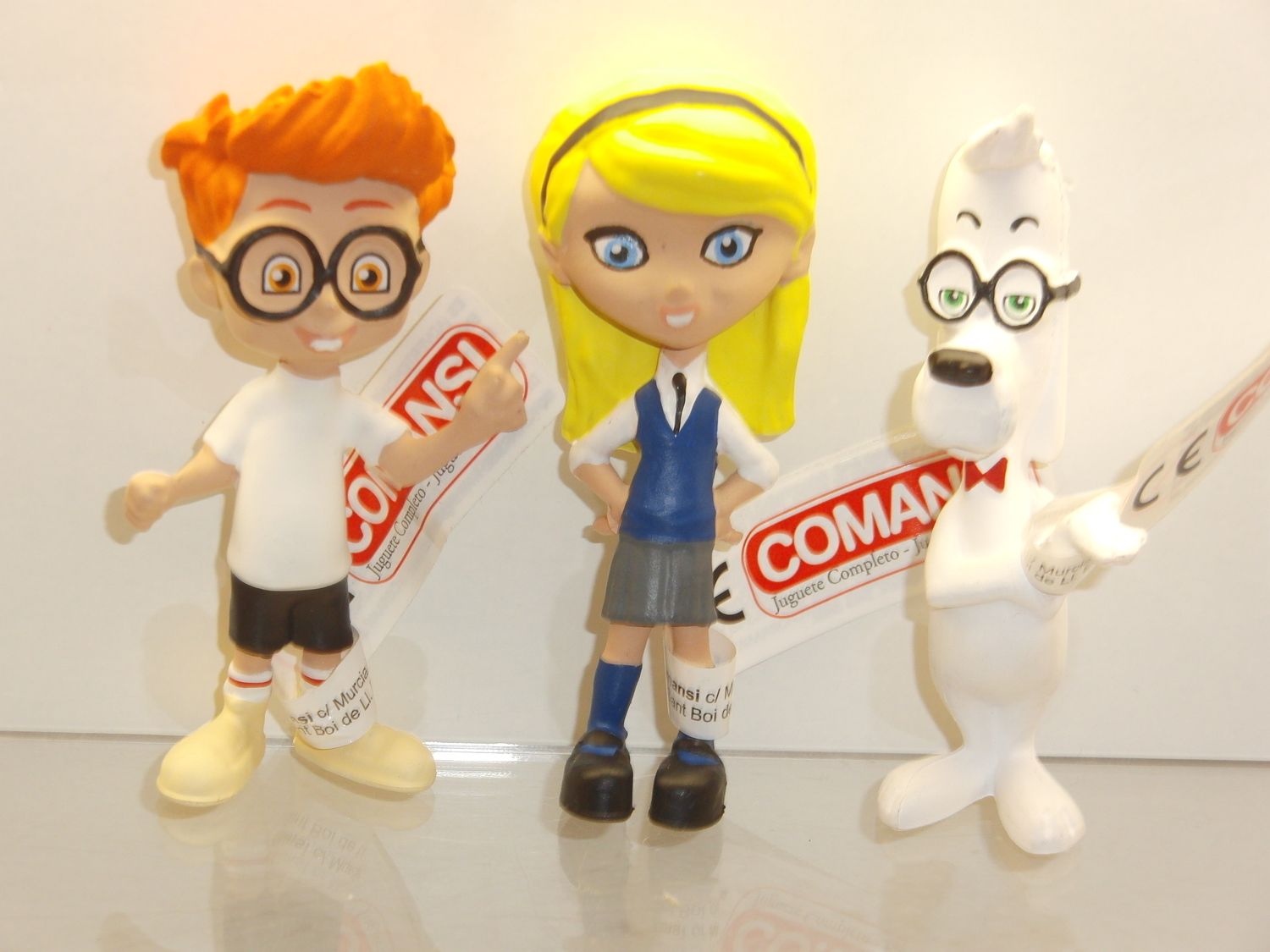 Mr. Peabody & Sherman: Comansi 2016: kompletter Satz mit 3 verschiedenen Figuren
