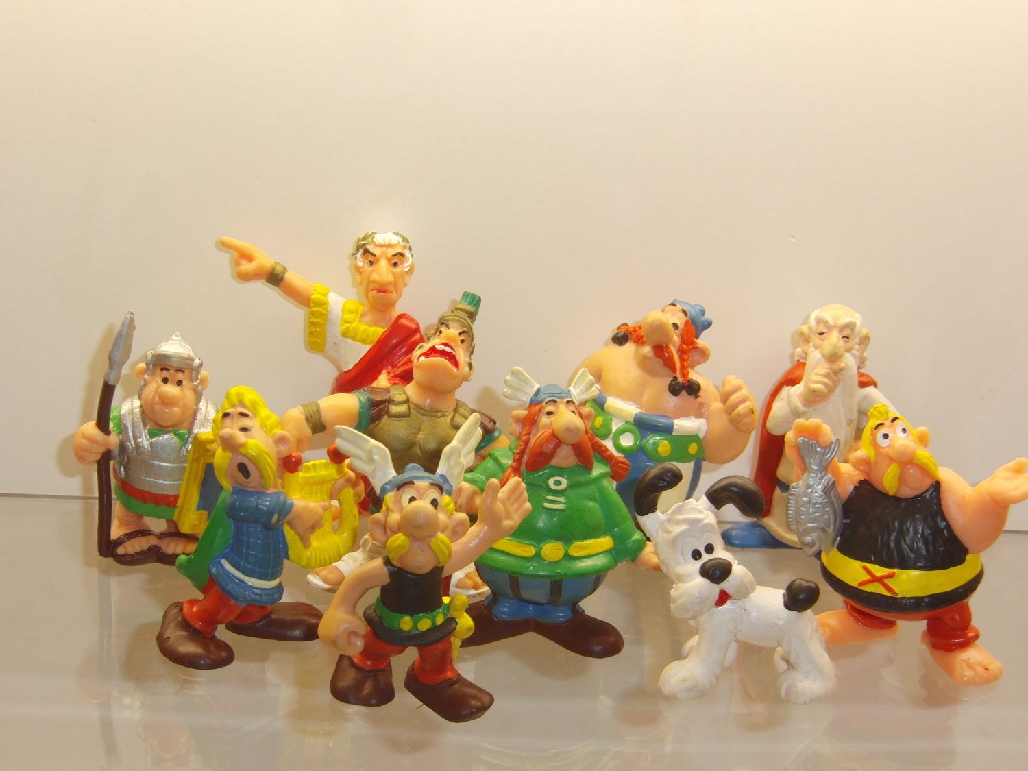 Asterix: Bully 1974: kompletter Satz mit 10 verschiedenen Figuren