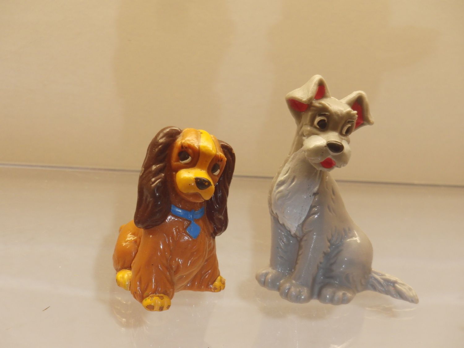 Disney's Susi  und Strolch: Bully 1982: kompletter Satz mit 2 Figuren