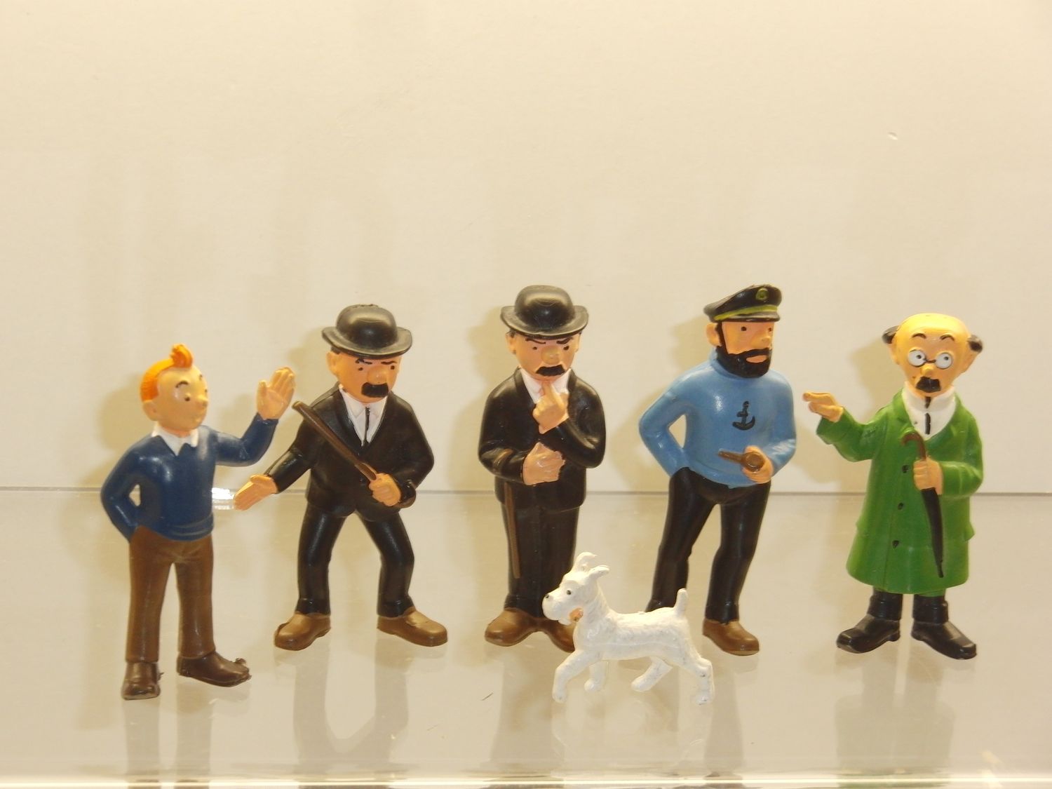 Tim und Struppi: Heimo 70er Jahre: kompletter Satz mit 6 Figuren