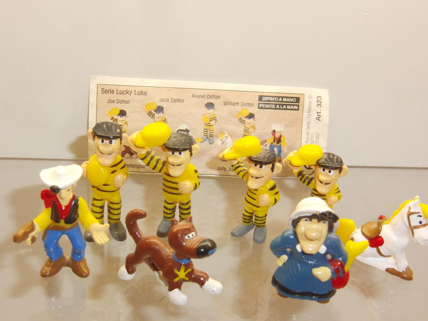 Lucky Luke: Maraja 90er Jahre: kompletter Satz mit 8 verschiedenen Figuren