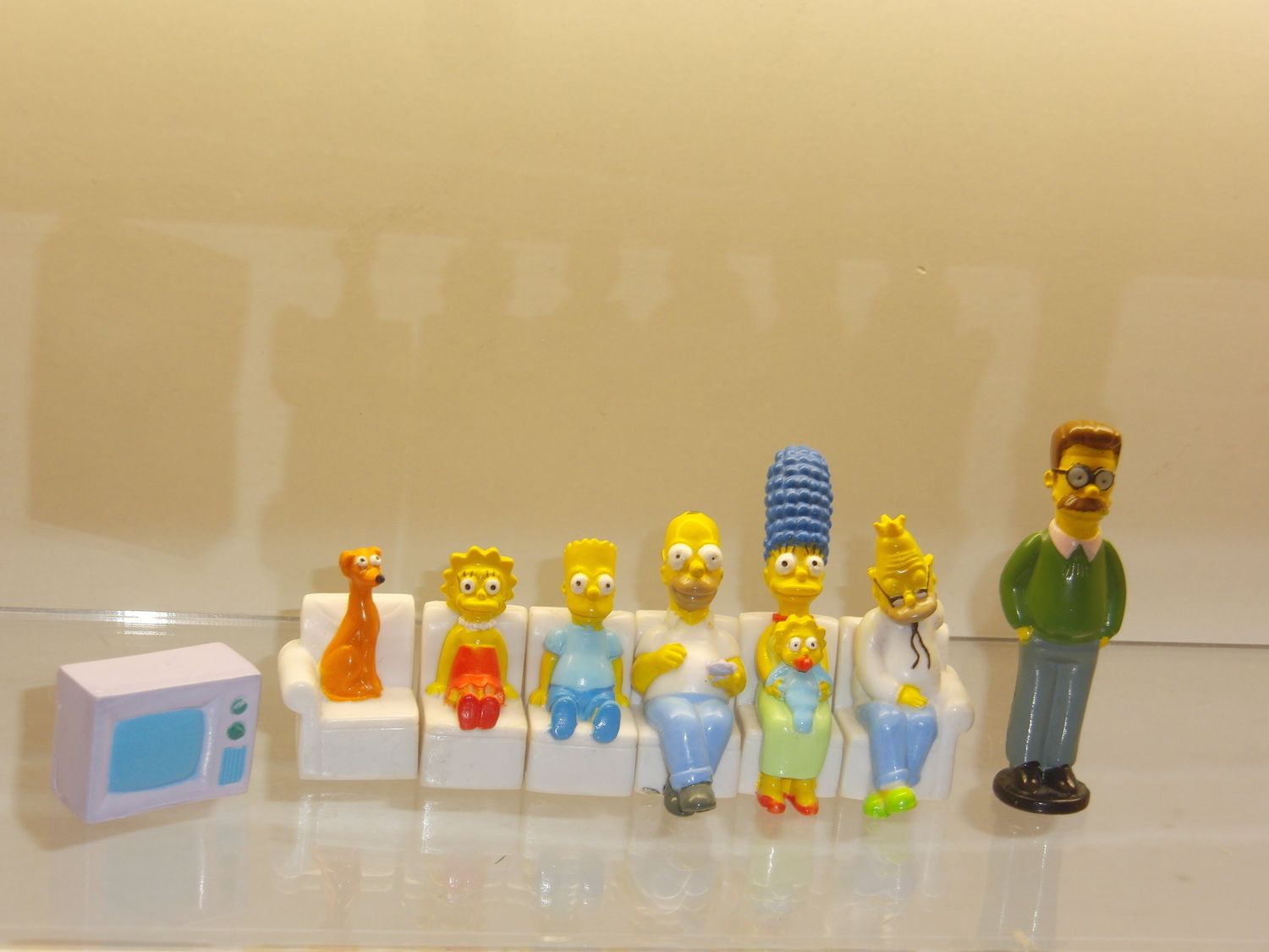 The Simpsons: Panini  1999: kompletter Satz mit 8 Figuren