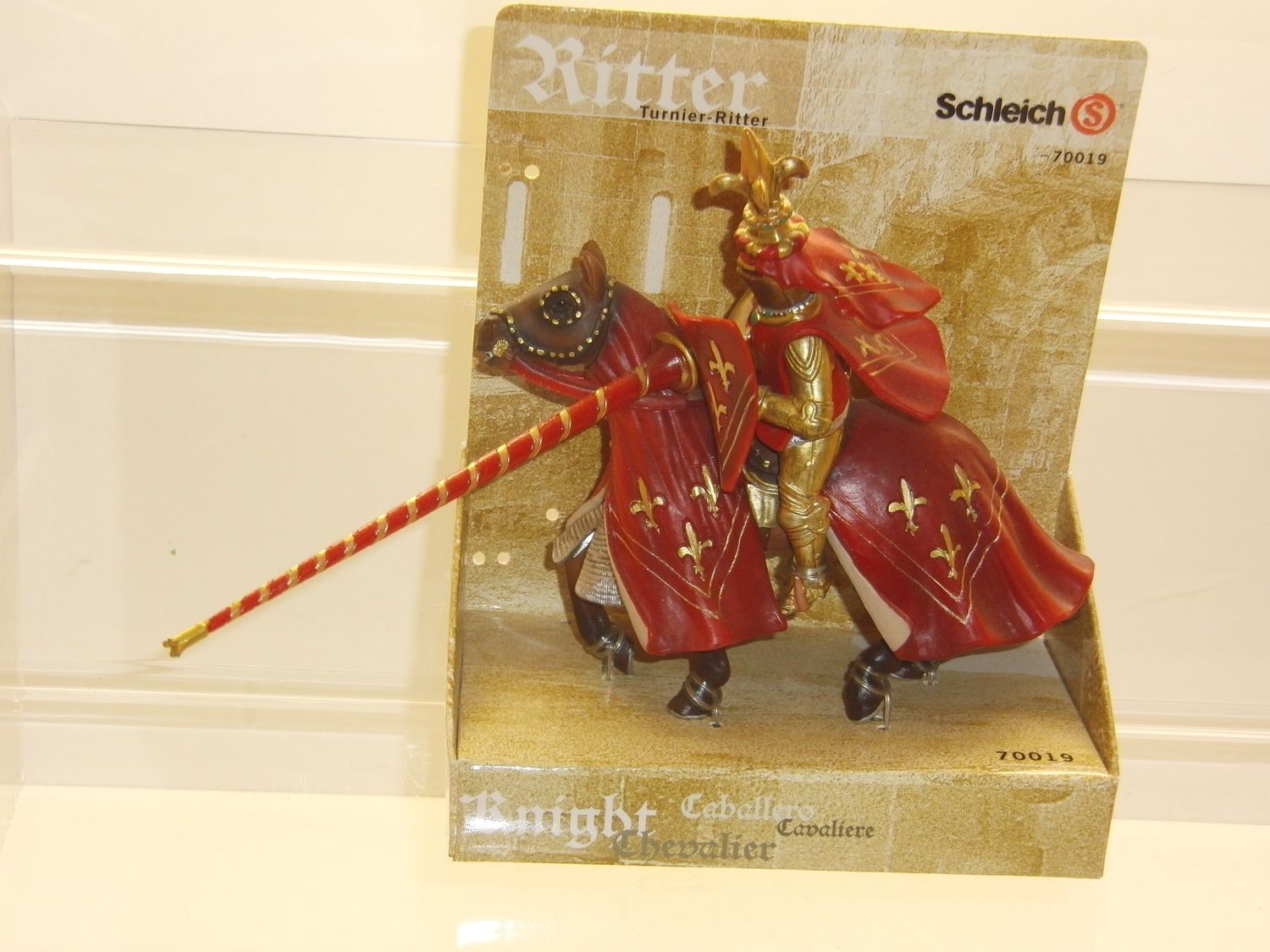 Schleich: 70019 Turnierritter auf Pferd Lilienritter in Verpackung Schleich: 70019 Turnierritter auf Pferd Lilienritter in Verpackung