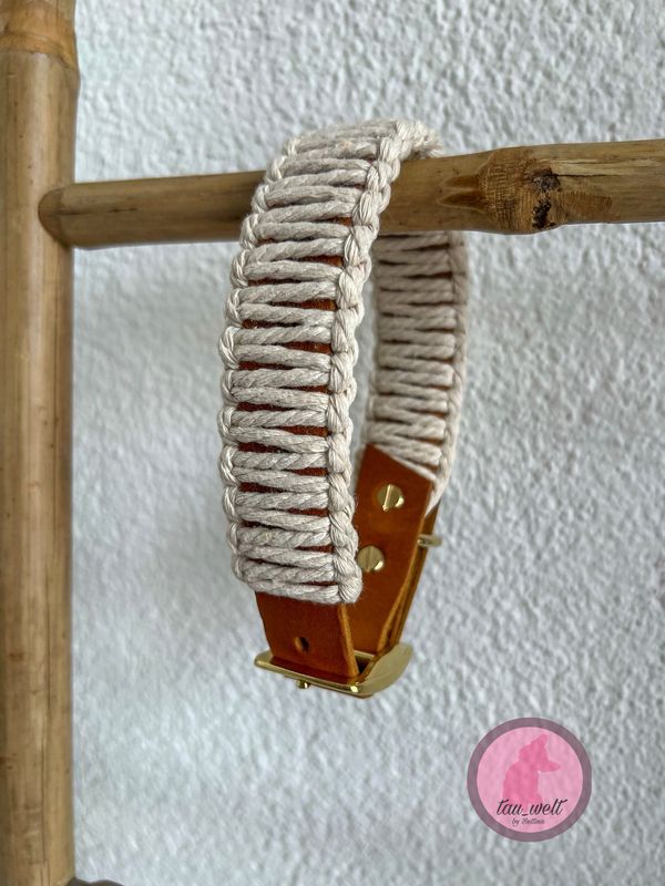 Boho Halsband Lilly Creme