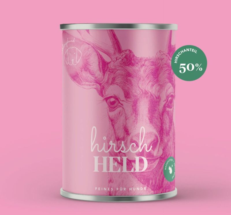 Nassfutter Menü Hirsch
