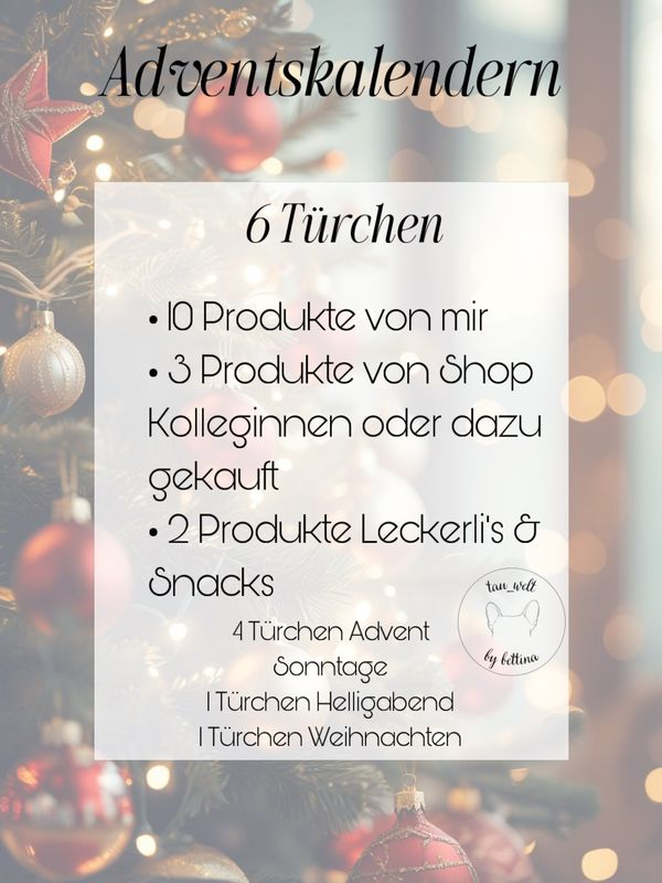 Adventskalendern 6 Türchen
