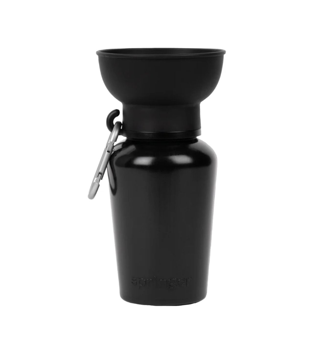 Reisetrinkflasche Flip Black