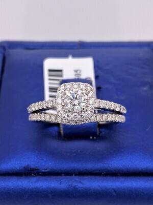 Vera Wang 1.50 CT Diamond Engagament Ring Set Vera Wang 1.50 CT Diamond Engagament Ring Set
