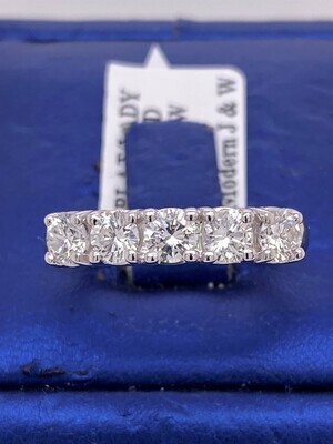 Platinum 1.00 CT Diamond Ladies Wedding Band Platinum 1.00 CT Diamond Ladies Wedding Band