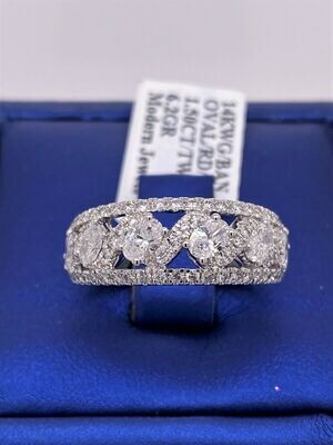 14k White Gold 1.50 CT Diamond Ladies Ring 14k White Gold 1.50 CT Diamond Ladies Ring