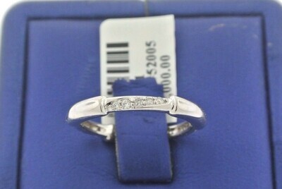 Ladies 18k White Gold 0.25 CT Diamond Band Ladies 18k White Gold 0.25 CT Diamond Band