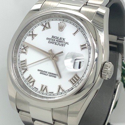 Pre-Owned Rolex Datejust Steel Oyster Automatic 36mm Watch, 116200