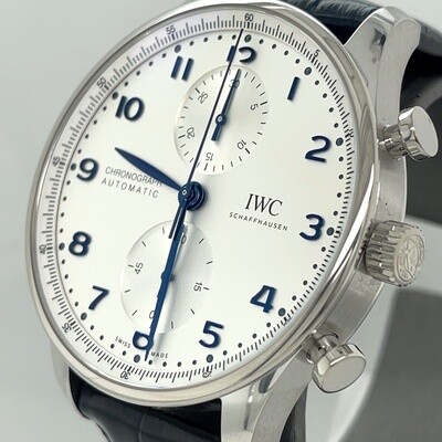IWC Portugieser Chrono Automatic 41 mm Watch - White Dial