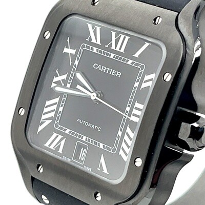 Cartier Santos de Cartier Steel & ADLC 39.8mm Brand New Watch Cartier Santos de Cartier Steel & ADLC 39.8mm Brand New Watch