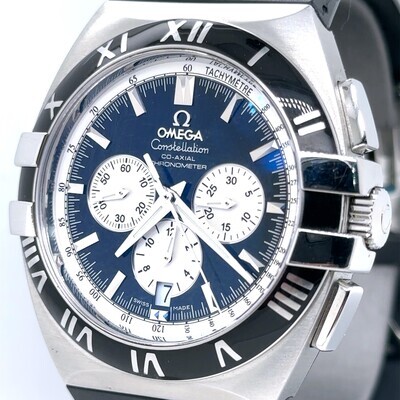 Omega Constellation Double Eagle Co-Axial Chronograph, Black Dial Omega Constellation Double Eagle Co-Axial Chronograph, Black Dial