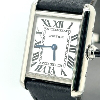 Cartier TANK Must Small Steel Womans Watch, WSTA0042