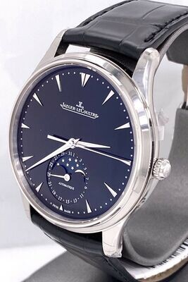 JAEGER LECOULTRE JLC Master Ultra Thin Moon 39 mm Q1368470 - Black Dial -NEW ! JAEGER LECOULTRE JLC Master Ultra Thin Moon 39 mm Q1368470 - Black Dial -NEW !