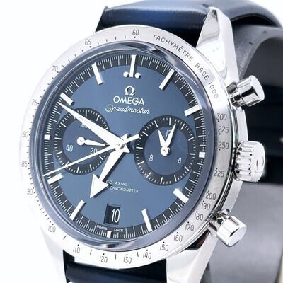 Omega SPEEDMASTER '57 CO‑AXIAL MASTER CHRONOMETER CHRONOGRAPH 40.5mm Blue Dial!
