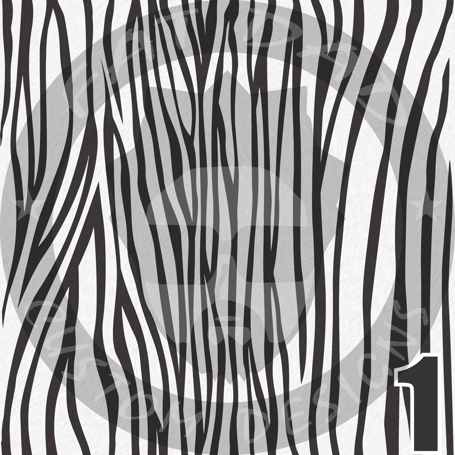 Animal Print Theme Printed Heat Transfer Vinyl (HTV)