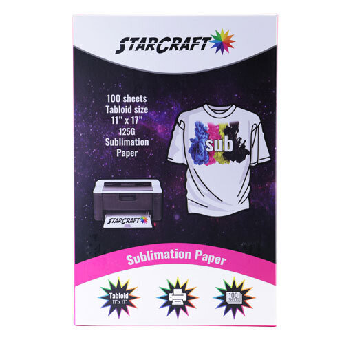 StarCraft Sublimation Paper 11&quot; x 17&quot; - 100 Sheets