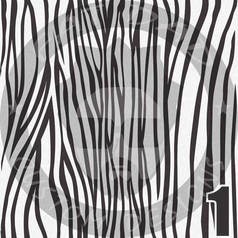 Animal Print Theme Printed Adhesive Craft Vinyl