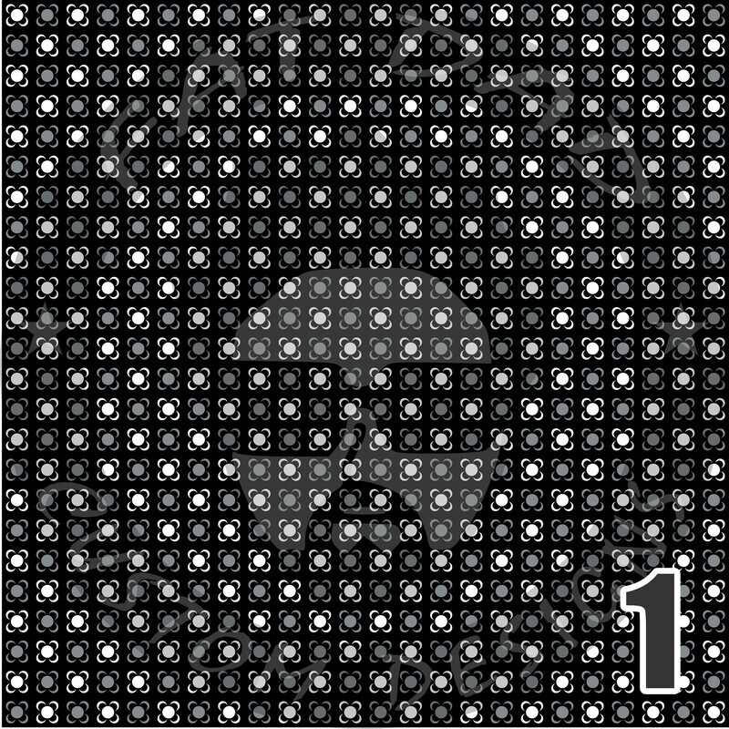 Black Bandana Theme Printed Heat Transfer Vinyl (HTV)