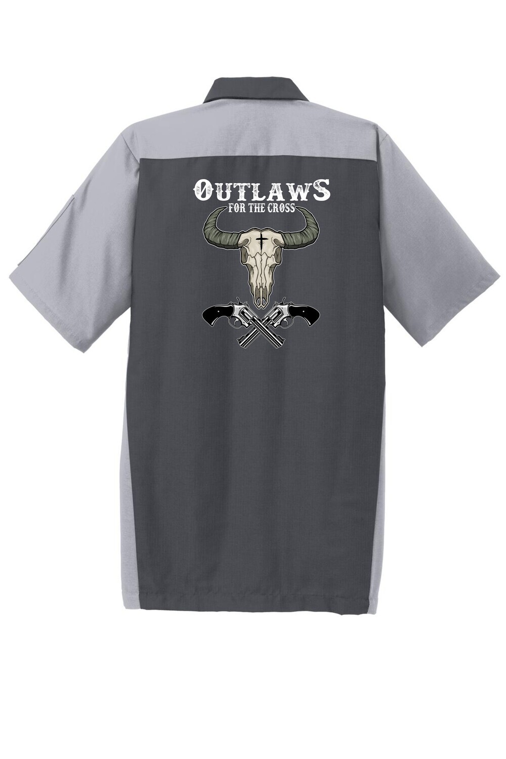 Outlaws For The Cross Red Kap® Short Sleeve Ripstop Crew Shirt