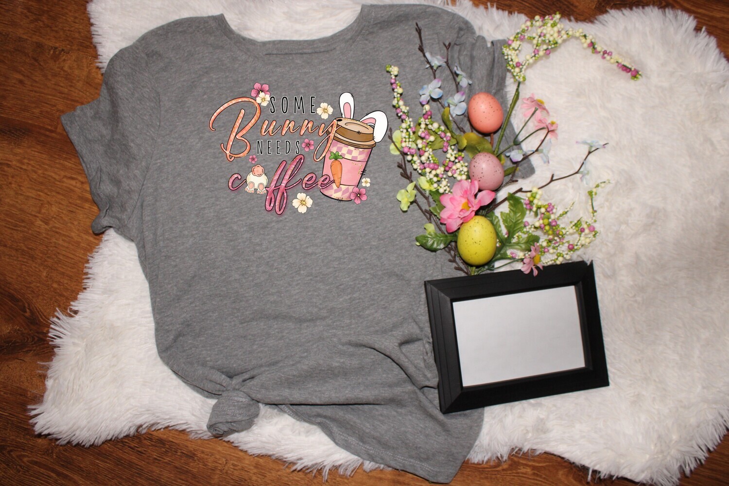Some Bunny Needs Coffee Tee