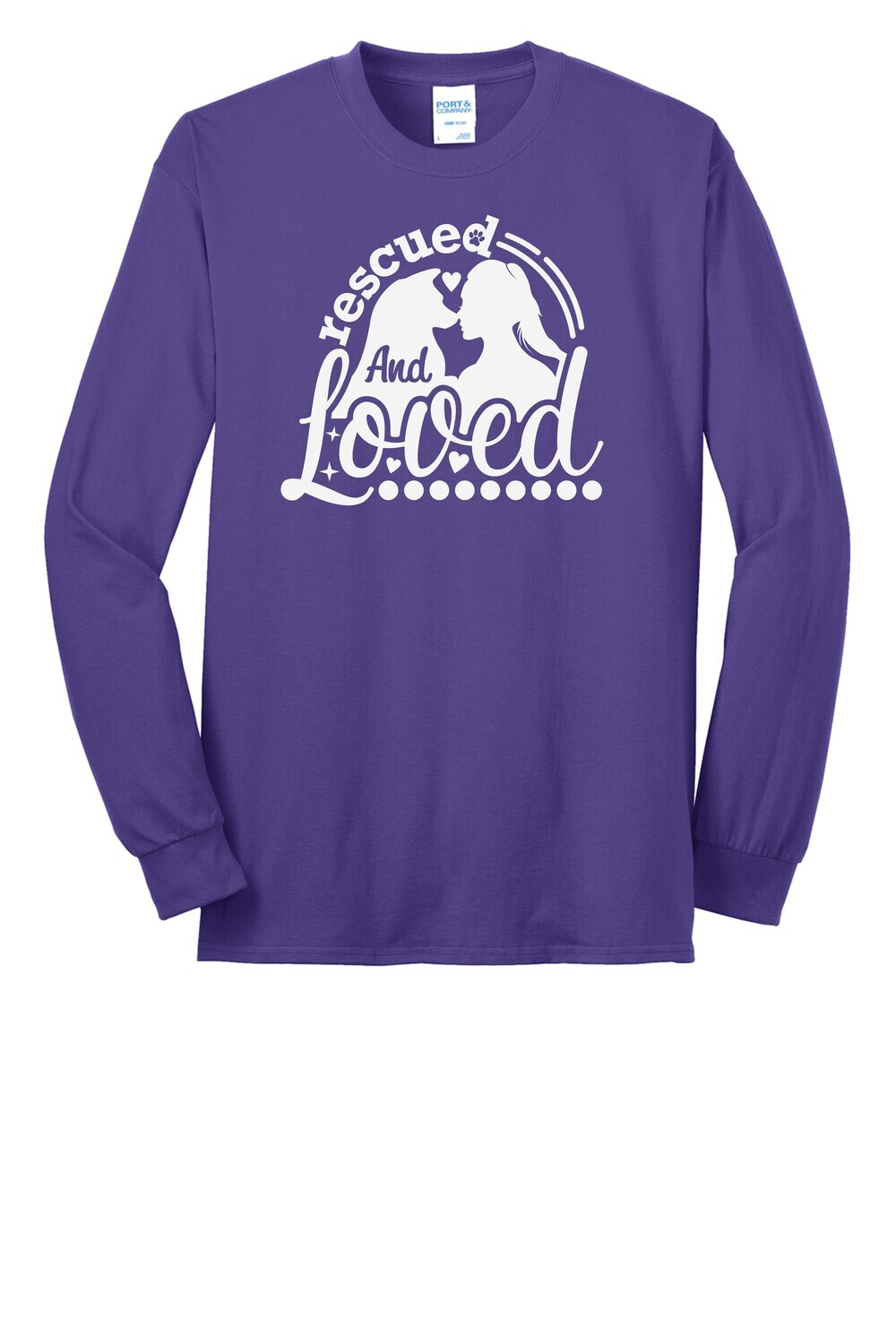 Rescued and loved Long Sleeve T-shirt