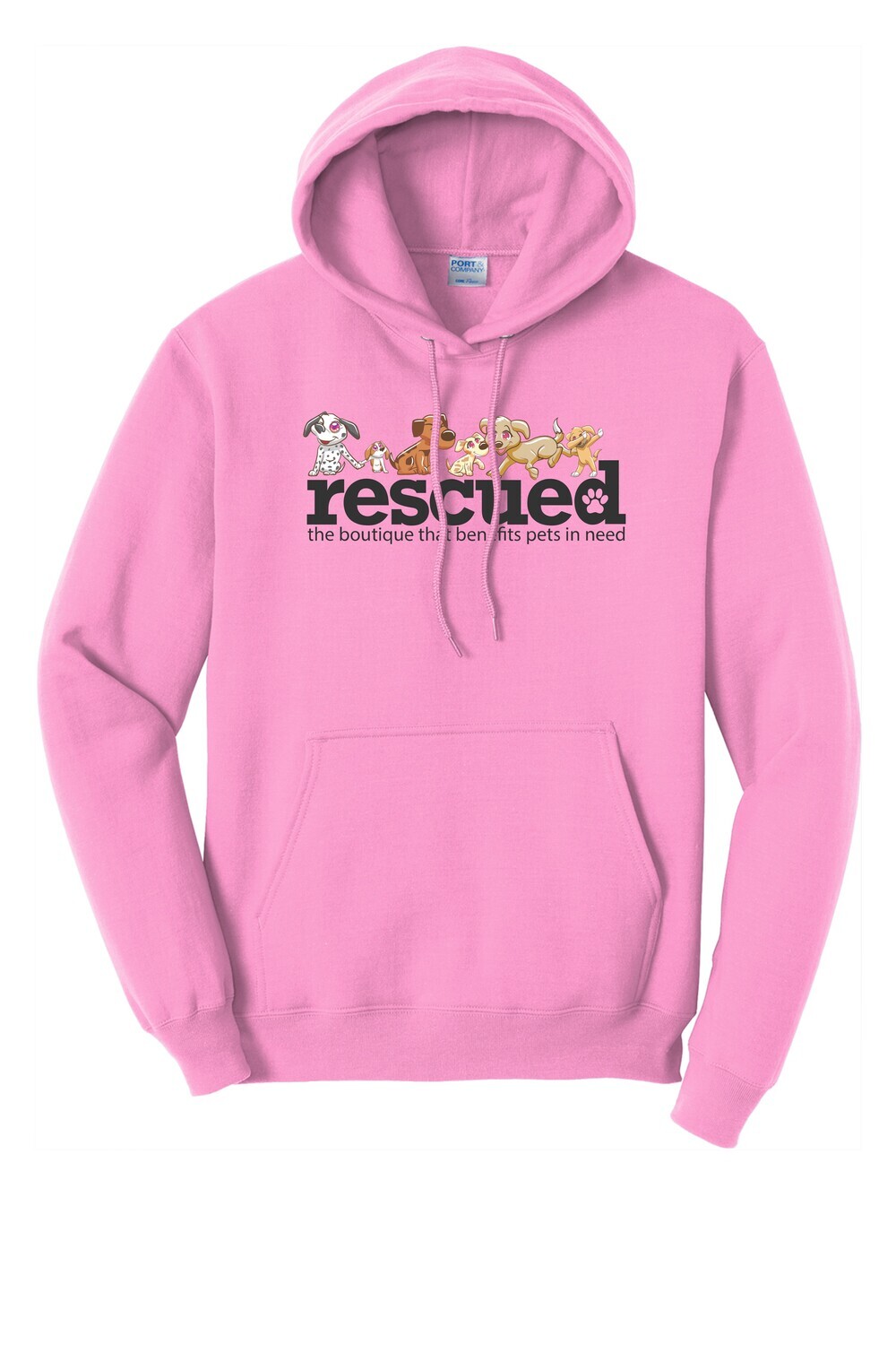 Dogs Rescued Core Fleece Hoodie