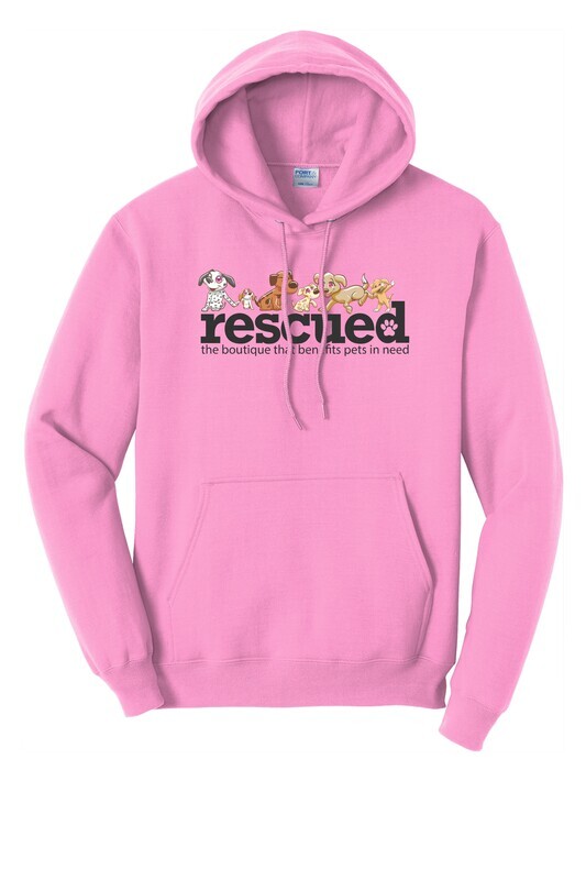 Dogs Rescued Core Fleece Hoodie