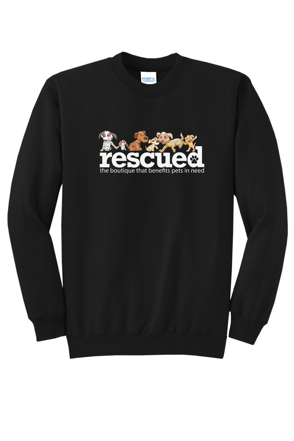 Rescued Dogs Crewneck Sweatshirt