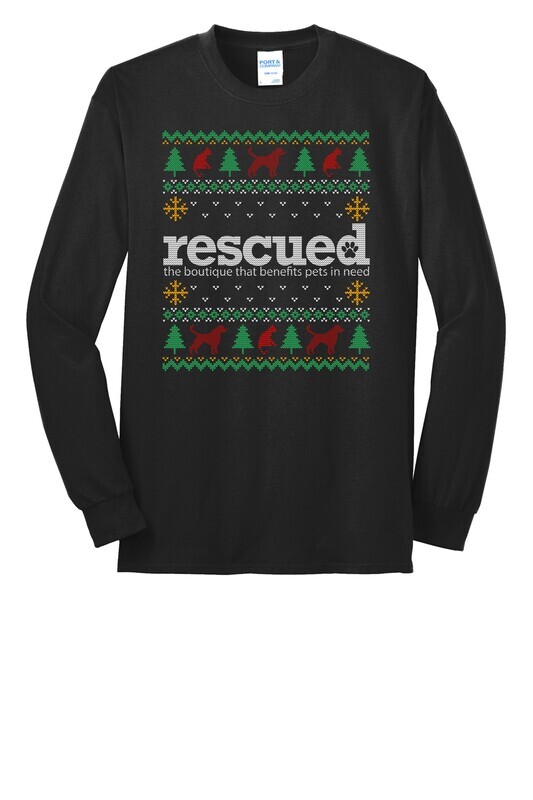Rescued &quot;Ugly Sweater&quot; Long Sleeve T-shirt