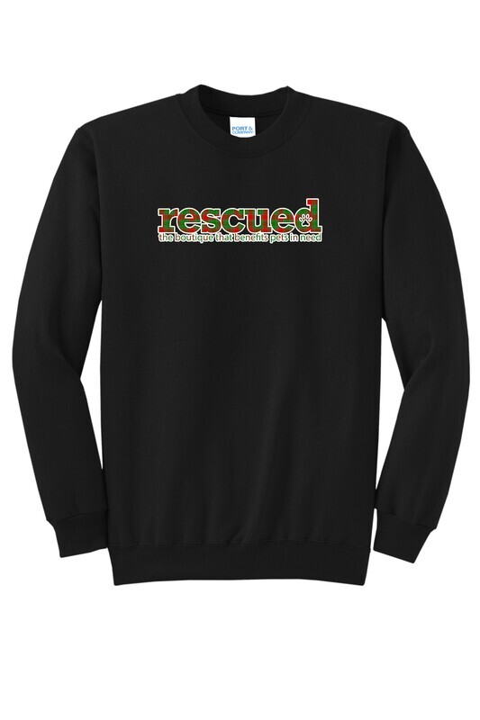Rescued  Plaid 1 Crewneck Sweatshirt