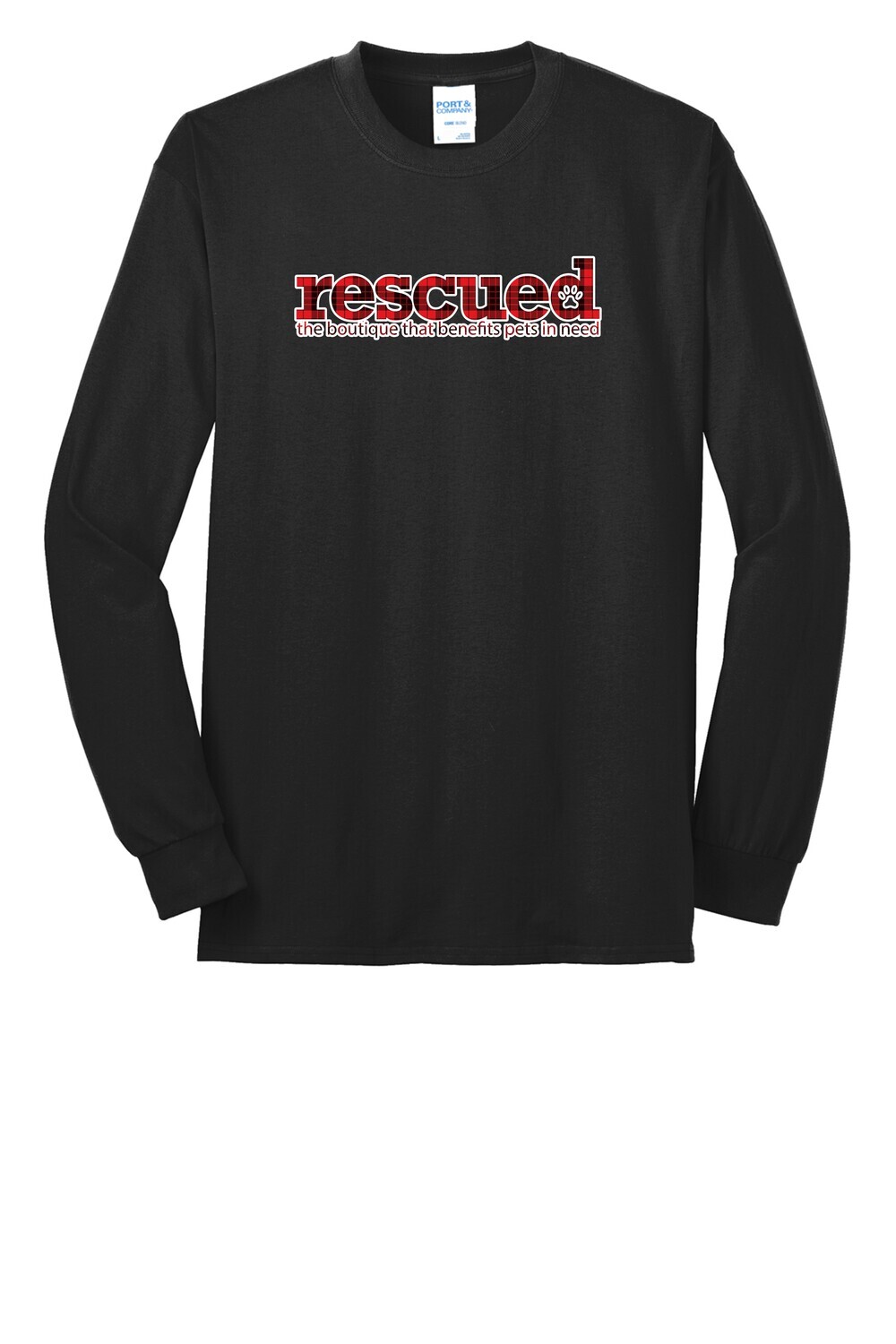 Rescued Plaid 3  Long Sleeve T-shirt