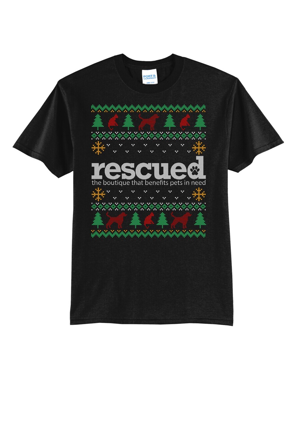 Rescued &quot;Ugly Sweater&quot; Bella T-Shirt