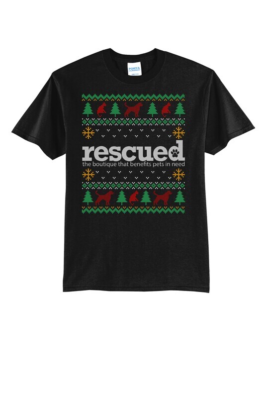 Rescued &quot;Ugly Sweater&quot; Bella T-Shirt