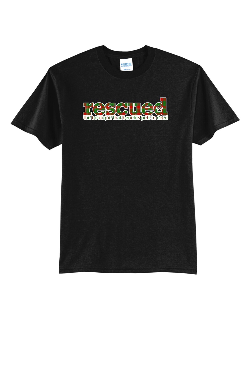 Rescued Plaid 1 Bella T-Shirt