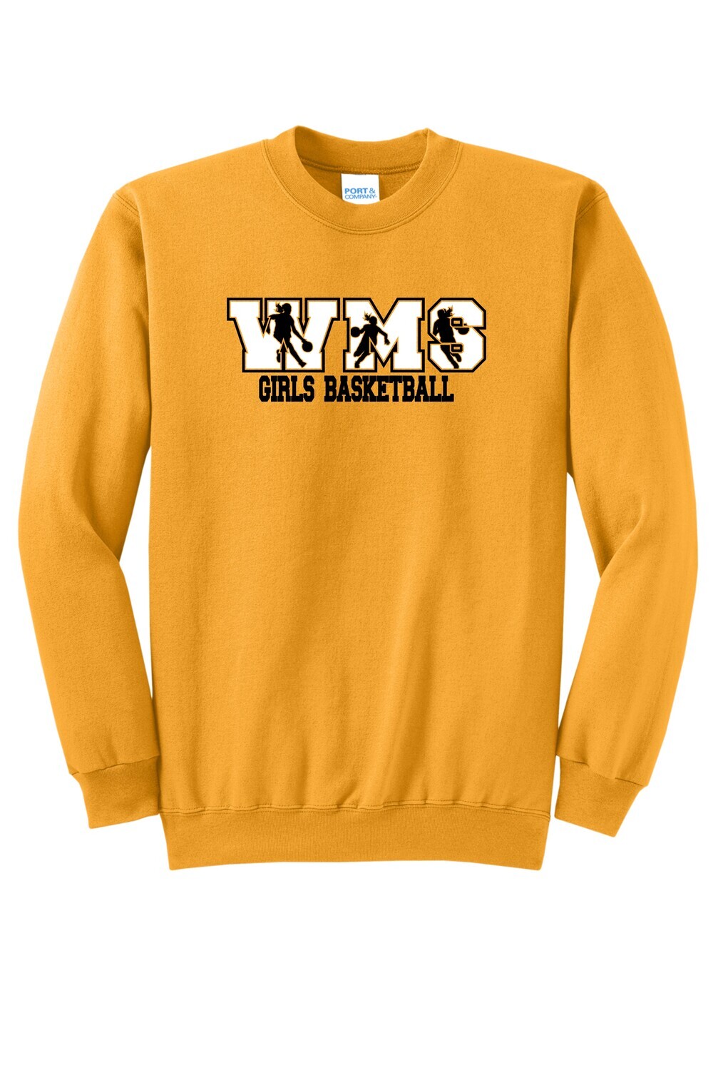 WMS Girls Basketball Core Fleece Crewneck Sweatshirt