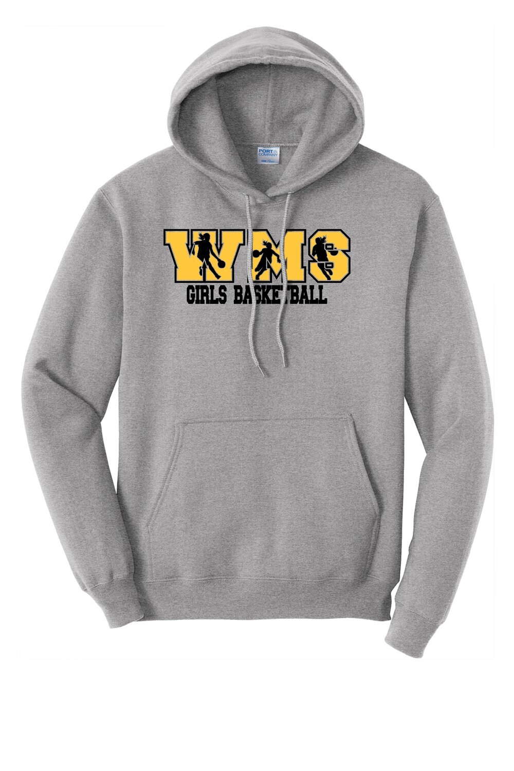 WMS Girls Basketball Core Fleece Pullover Hooded Sweatshirt