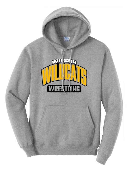 Wrestling Design 1 Core Fleece Pullover Hooded Sweatshirt